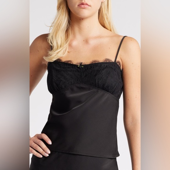 Lace & Satin Camisole by All In Favour - Picture 1 of 4
